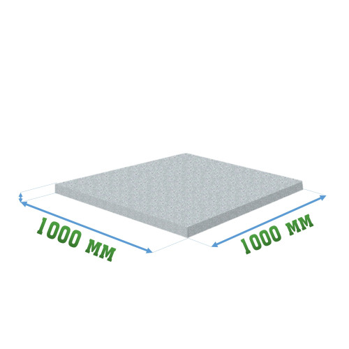 Резиновое покрытие 1000x1000x20мм Pool